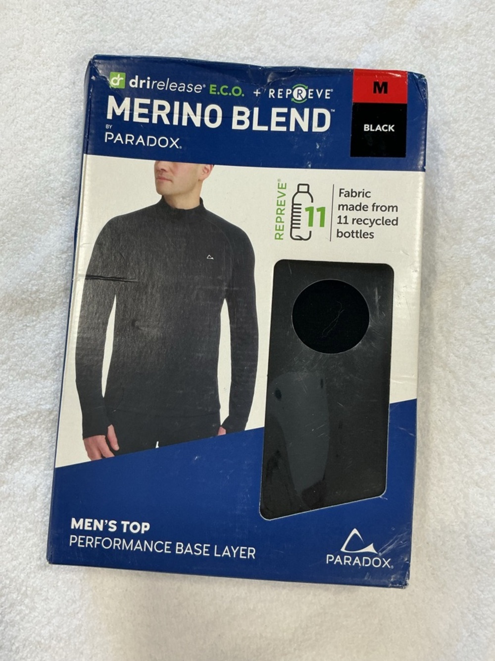 Paradox Merino Blend Performance Top -black